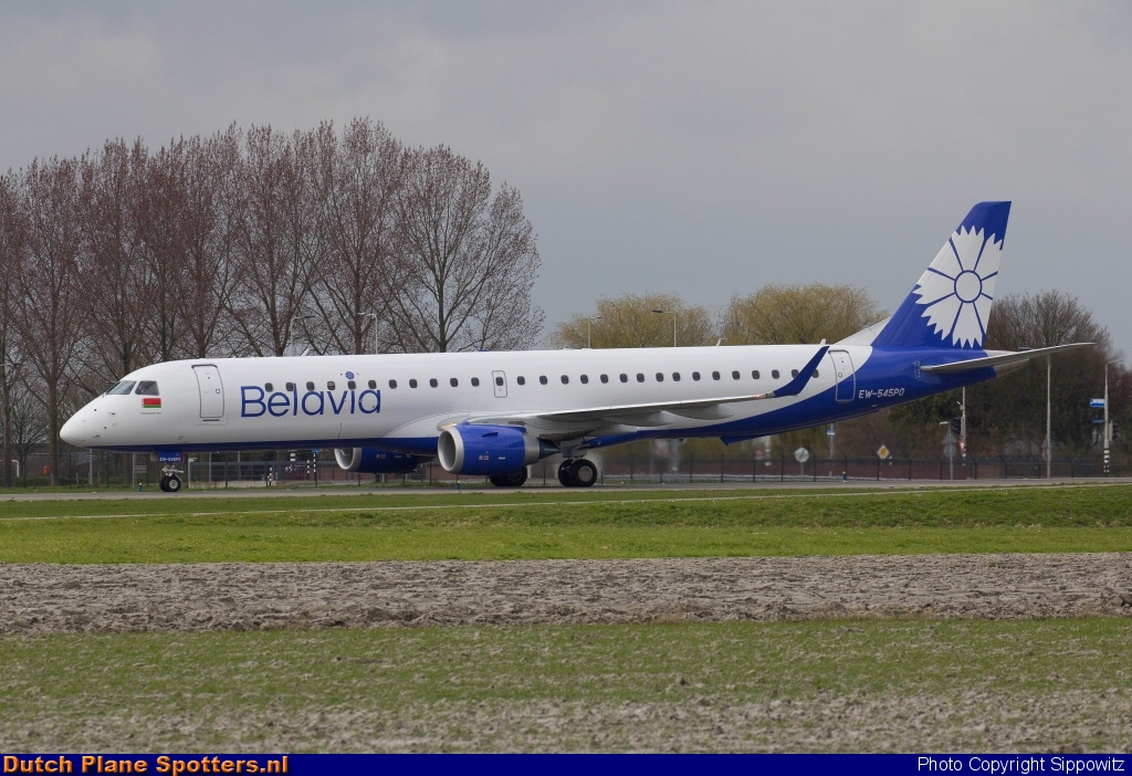 EW-545PO Embraer 195 Belavia Belarusian Airlines by Sippowitz