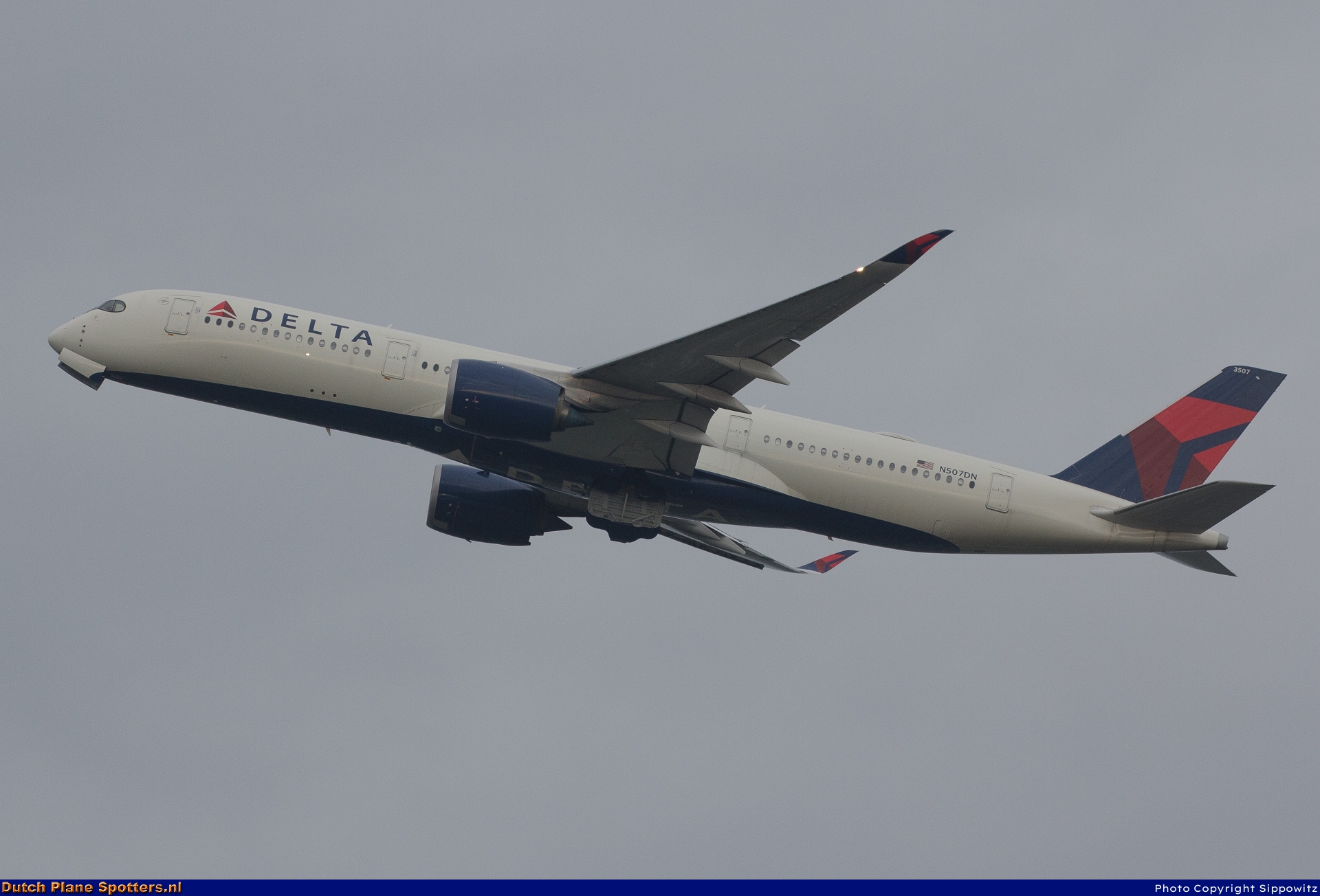 N507DN Airbus A350-900 Delta Airlines by Sippowitz