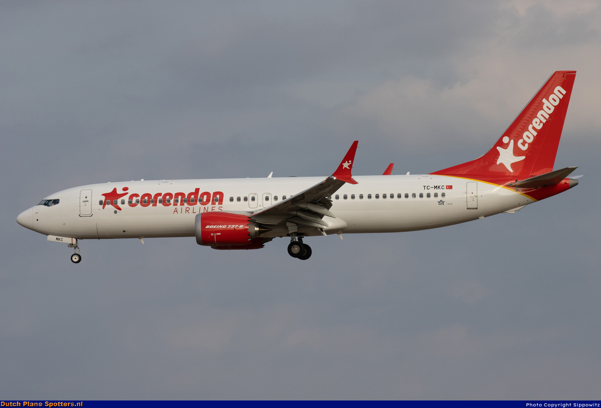 TC-MKC Boeing 737 MAX 8 Corendon Airlines by Sippowitz