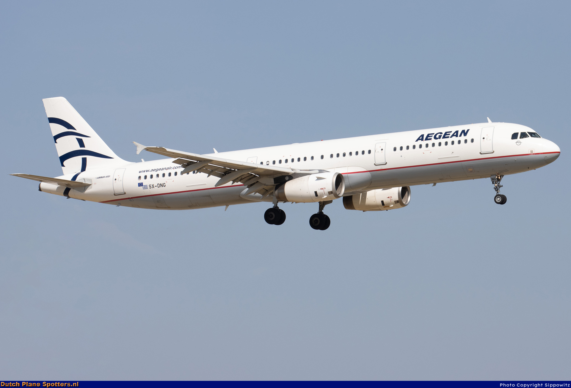 SX-DNG Airbus A321 Aegean Airlines by Sippowitz