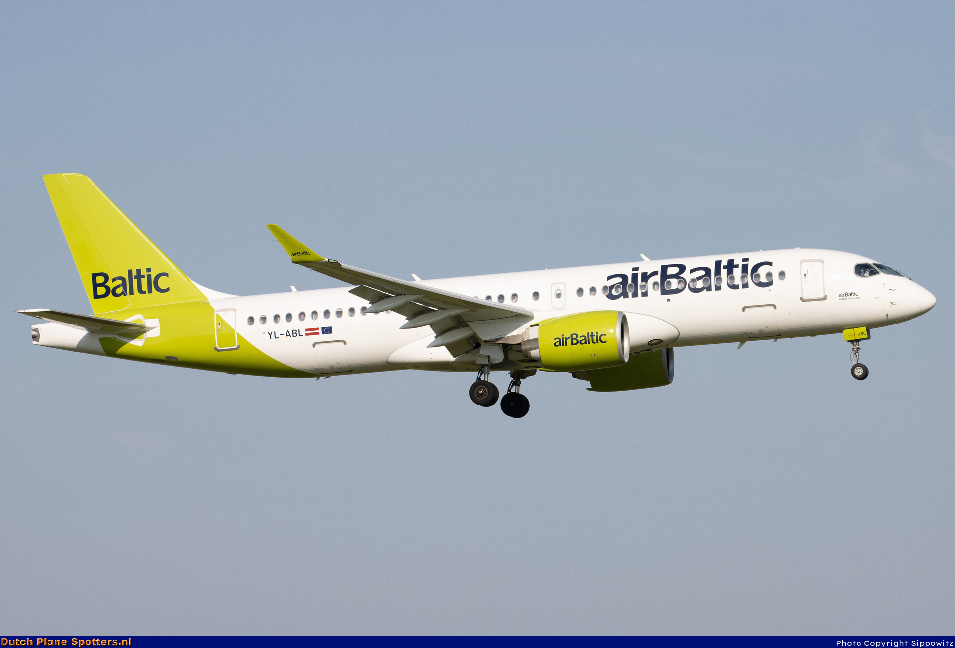 YL-ABL Airbus A220-300 Air Baltic by Sippowitz