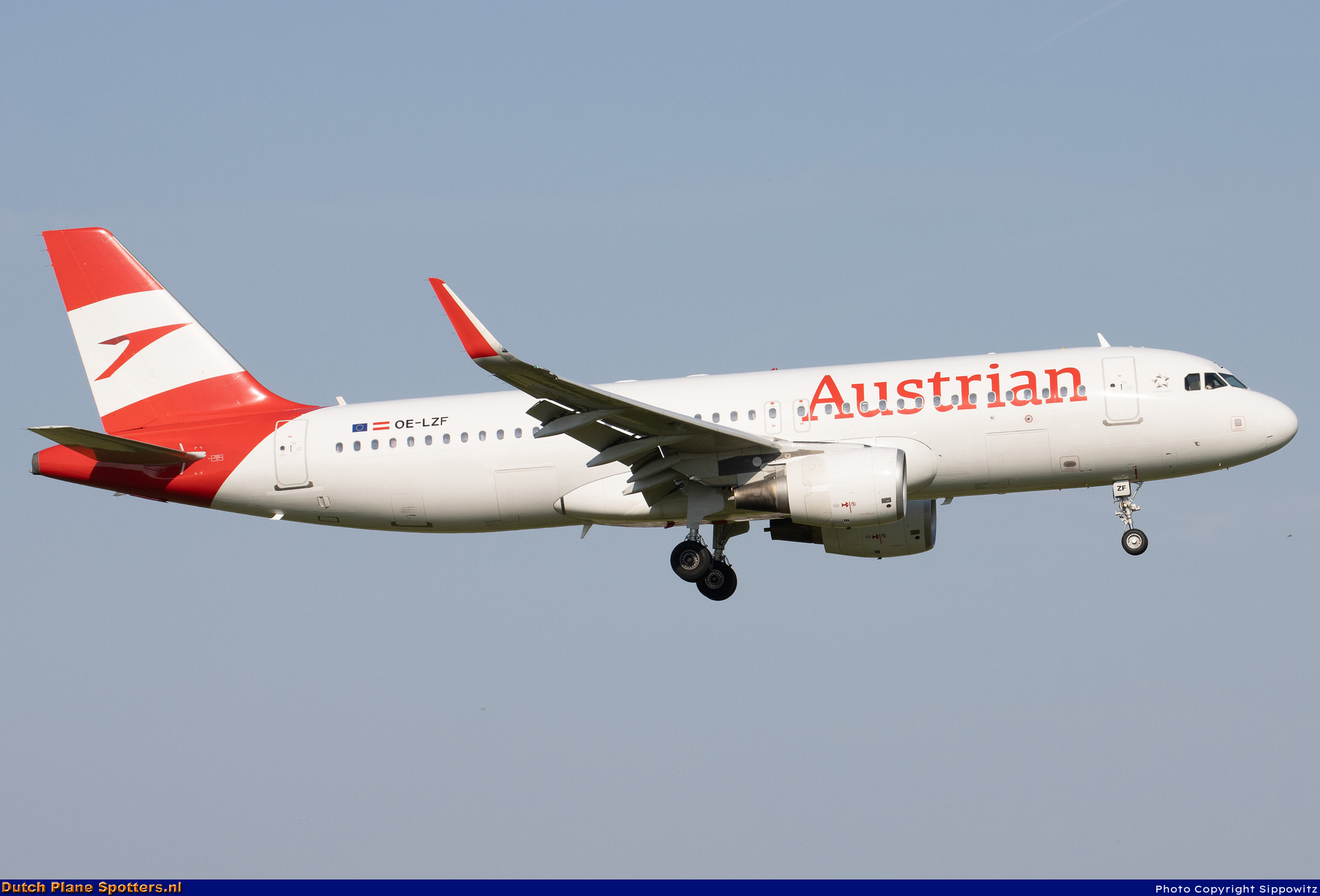 OE-LZF Airbus A320 Austrian Airlines by Sippowitz