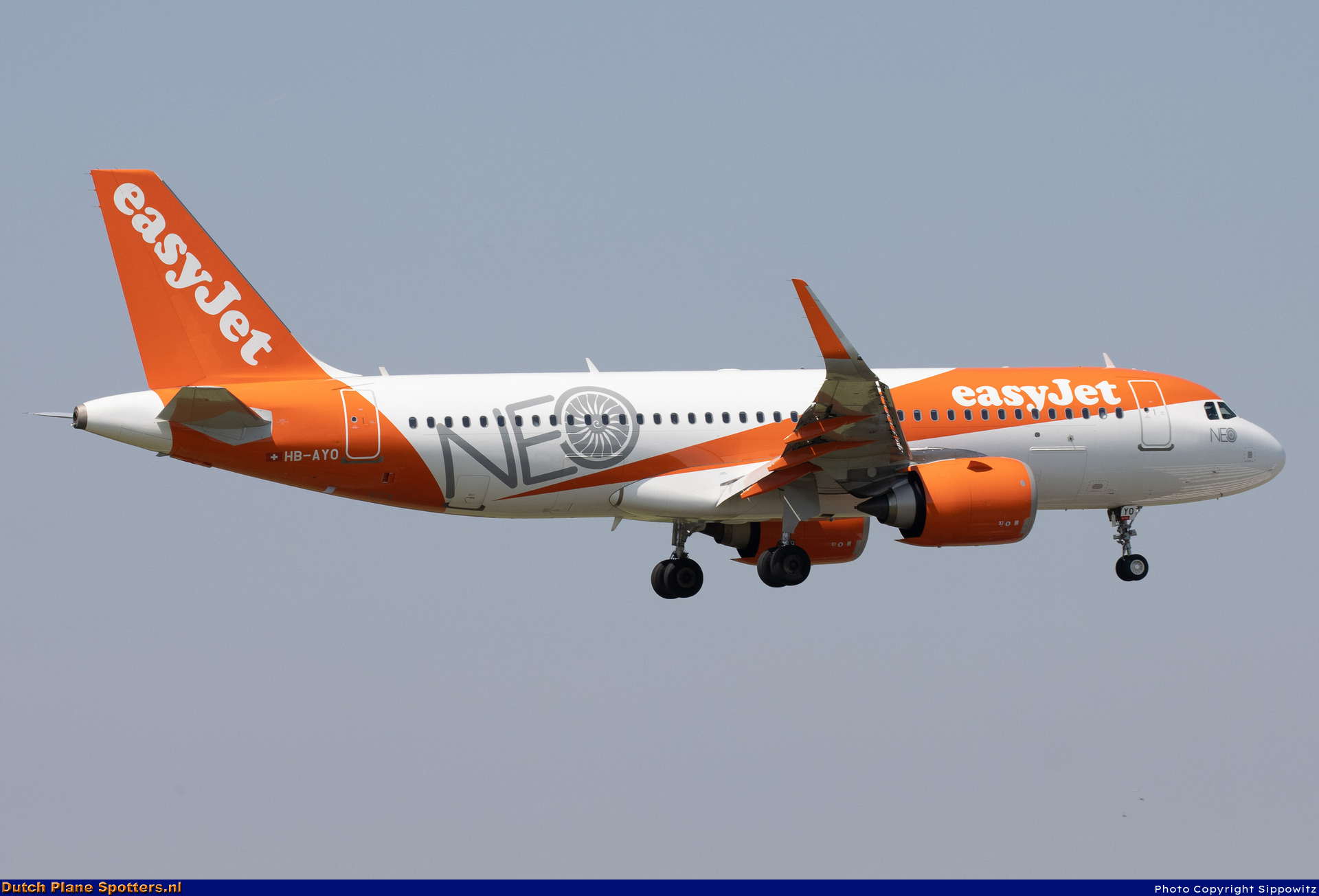 HB-AYO Airbus A320neo easyJet Switzerland by Sippowitz