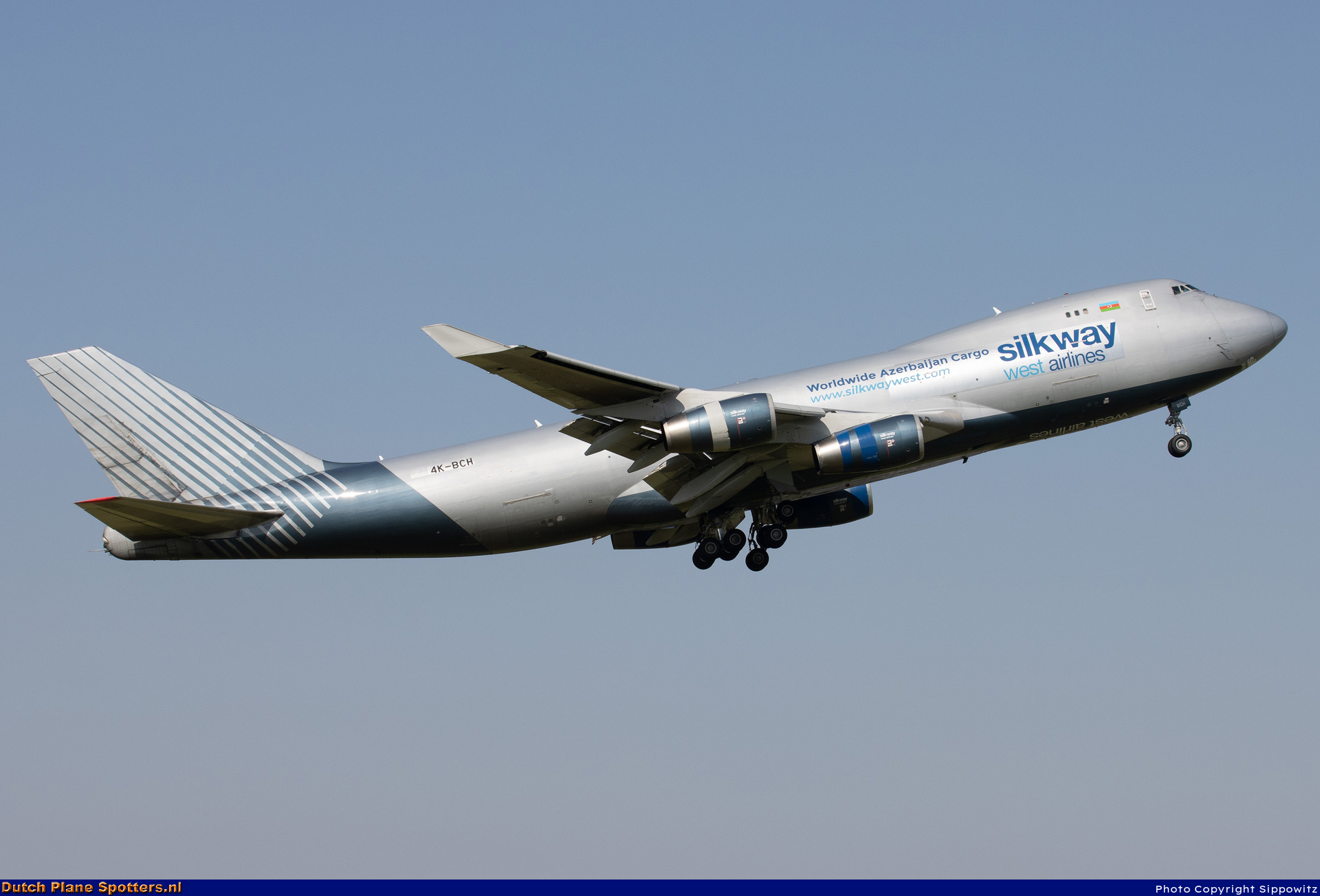 4K-BCH Boeing 747-400 Silk Way West Airlines by Sippowitz