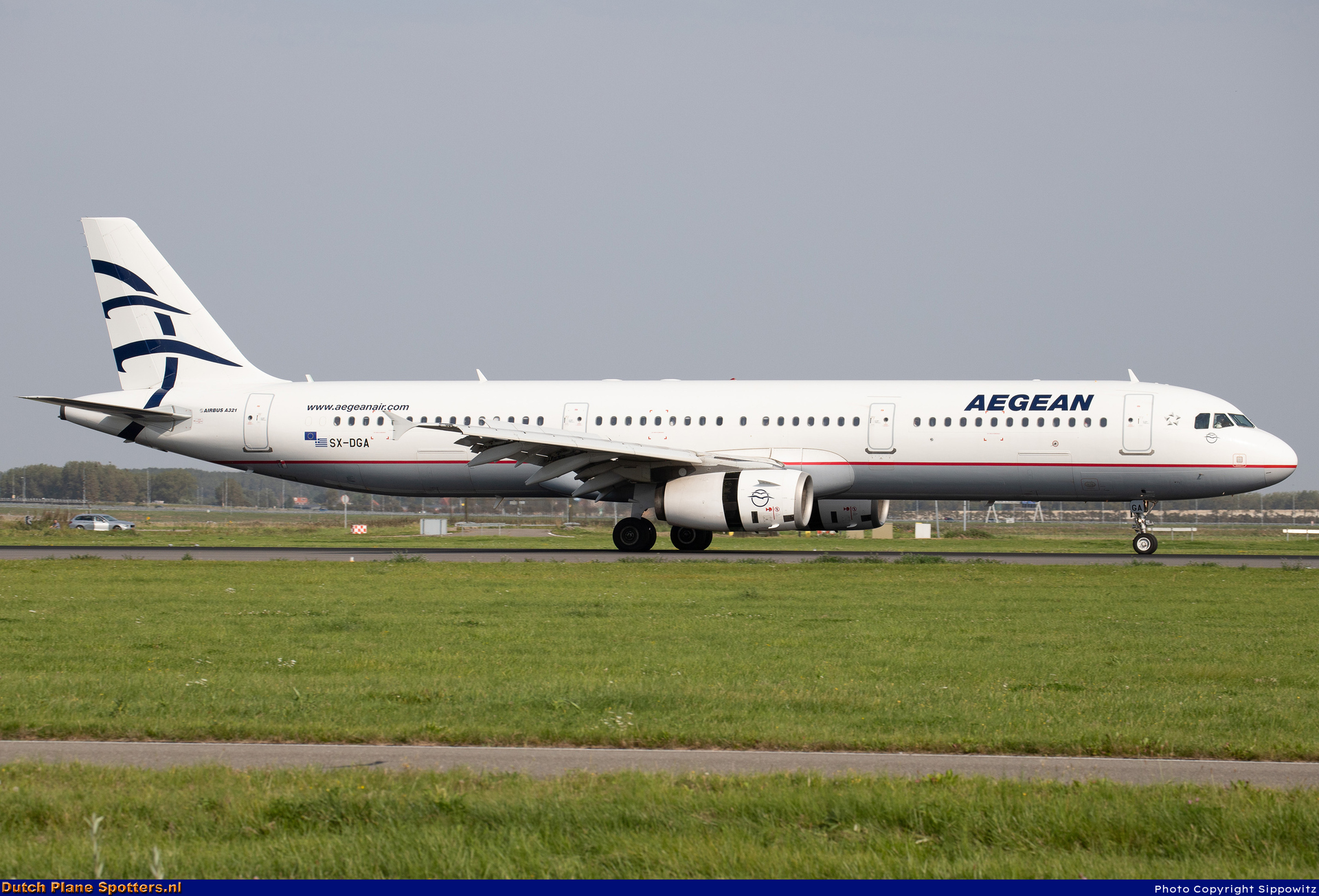 SX-DGA Airbus A321 Aegean Airlines by Sippowitz