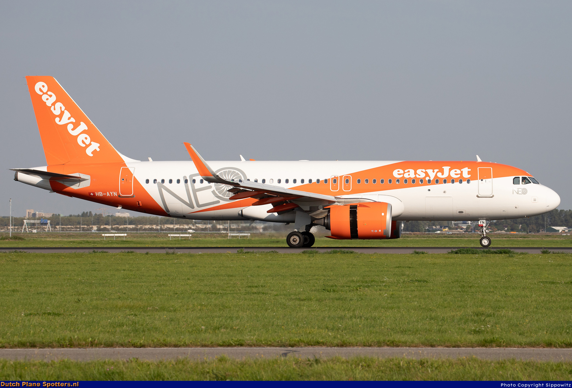 HB-AYN Airbus A320neo easyJet Switzerland by Sippowitz