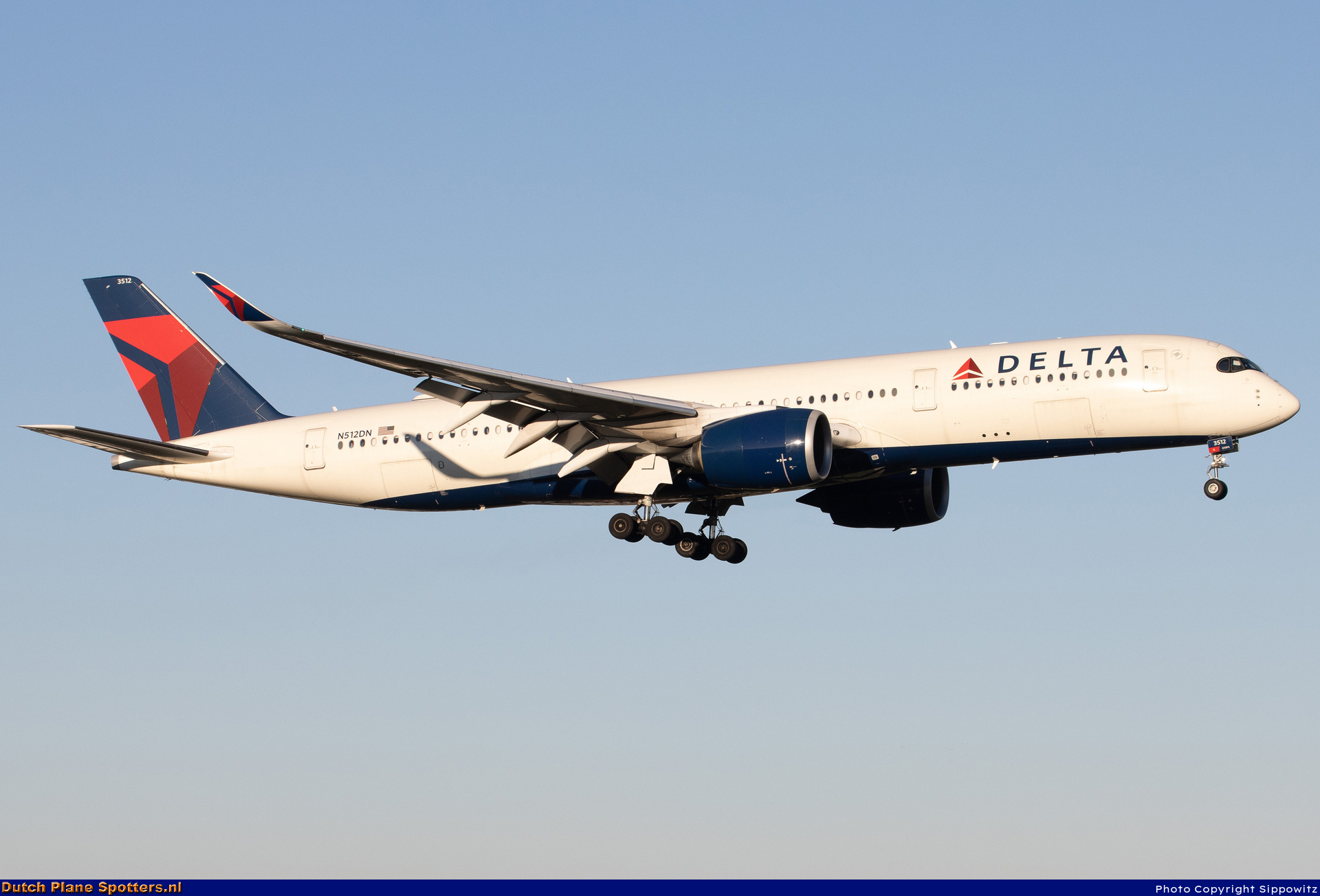N512DN Airbus A350-900 Delta Airlines by Sippowitz