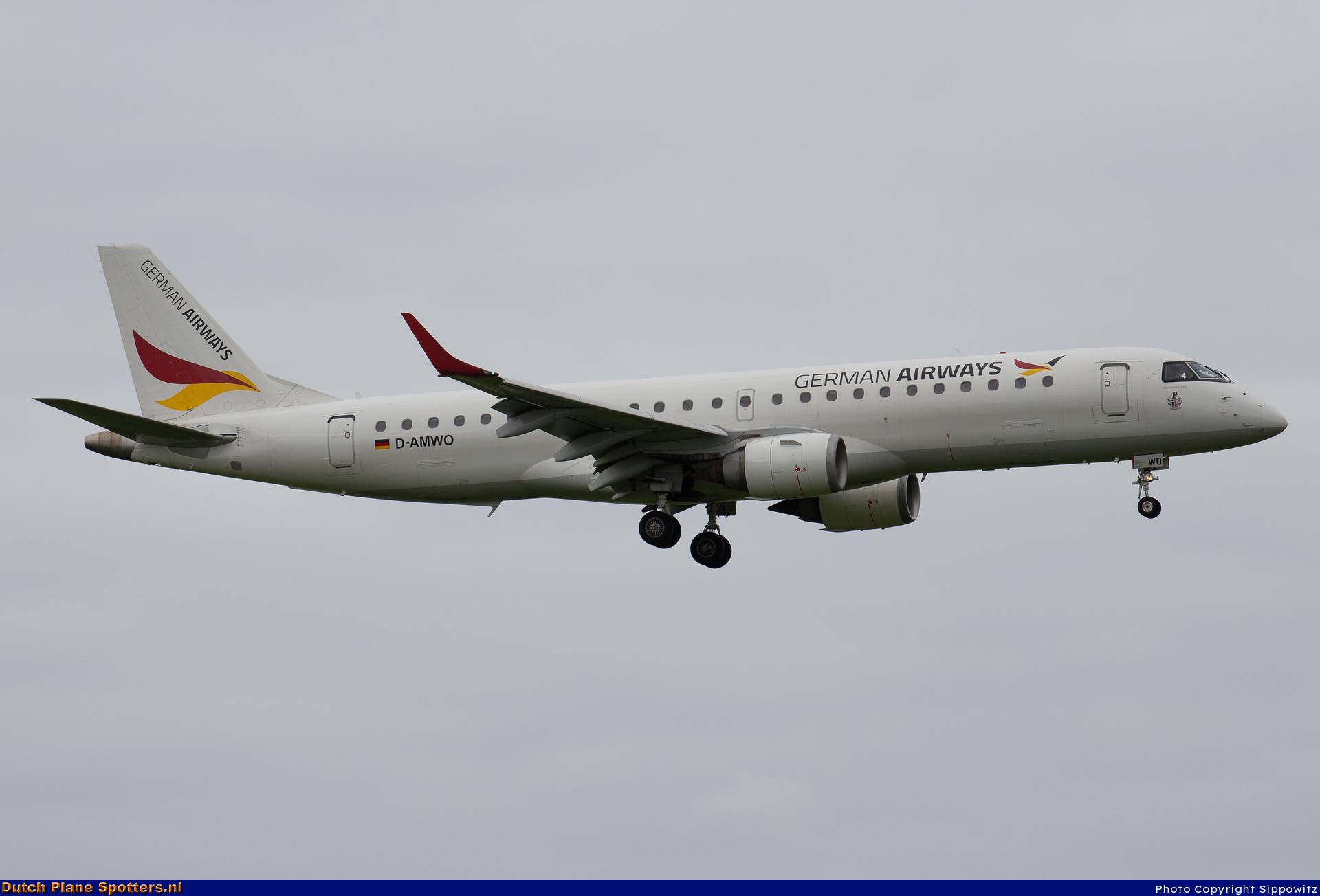 D-AMWO Embraer 190 German Airways by Sippowitz