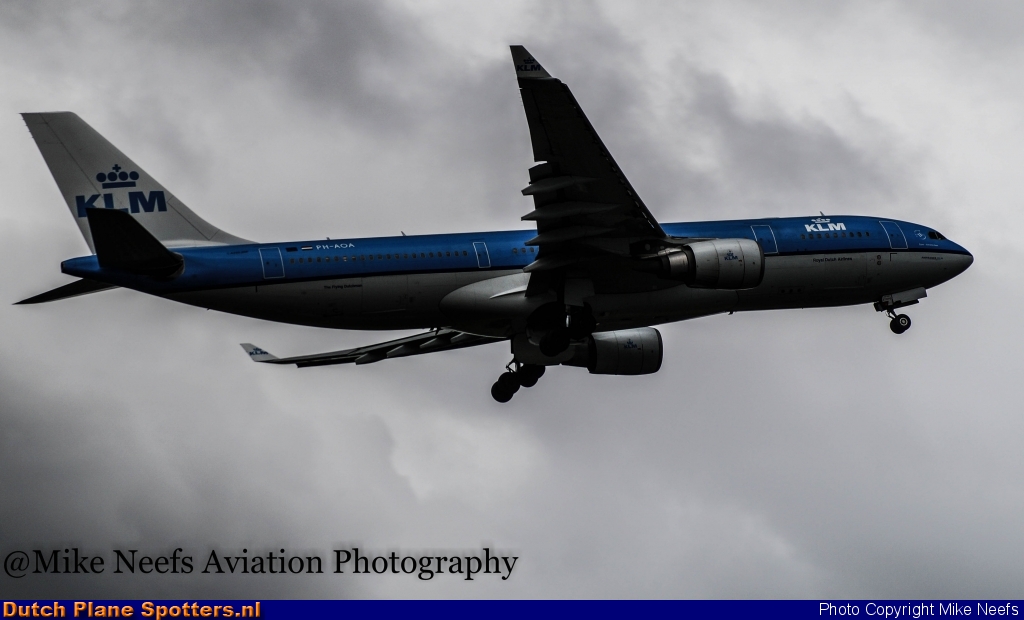 PH-AOA Airbus A330-200 KLM Royal Dutch Airlines by Mike Neefs