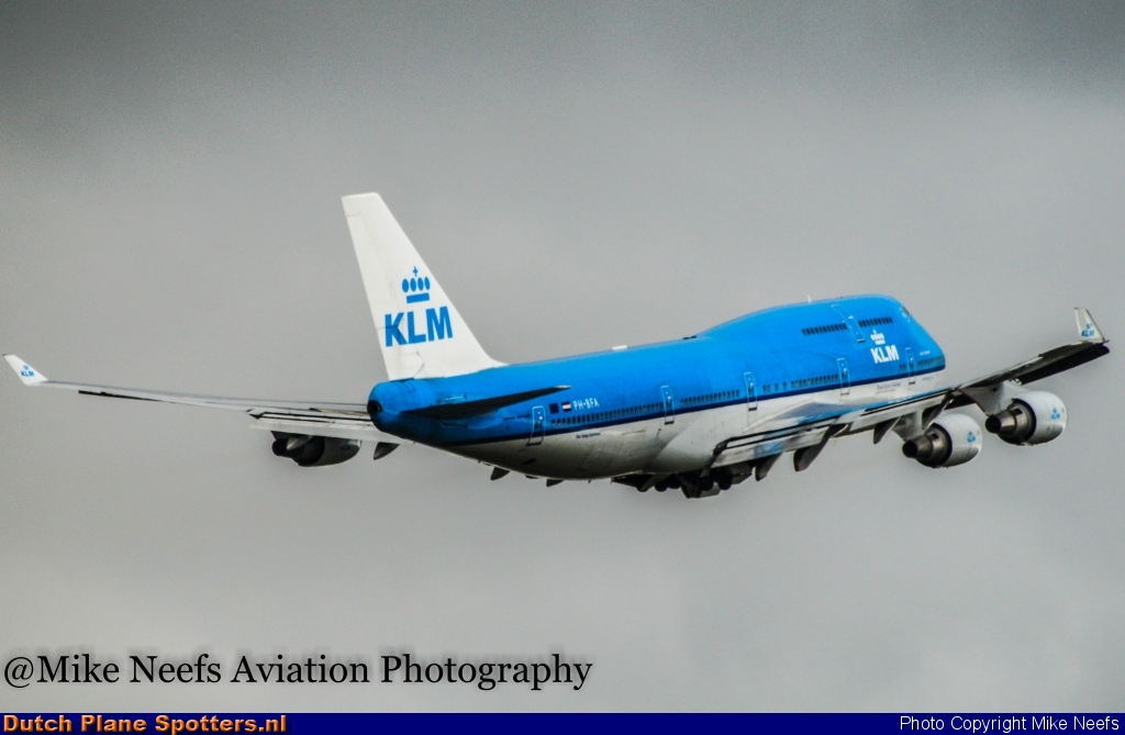 PH-BFA Boeing 747-400 KLM Royal Dutch Airlines by Mike Neefs
