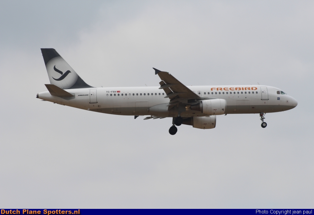 TC-FBV Airbus A320 Freebird Airlines by jean paul