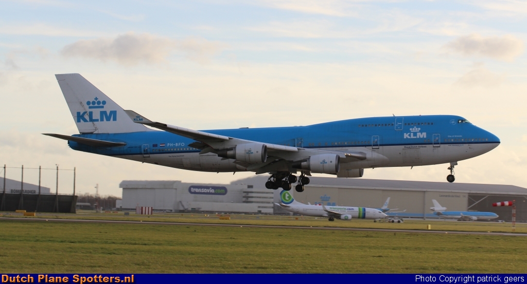 PH-BFO Boeing 747-400 KLM Royal Dutch Airlines by patrick geers