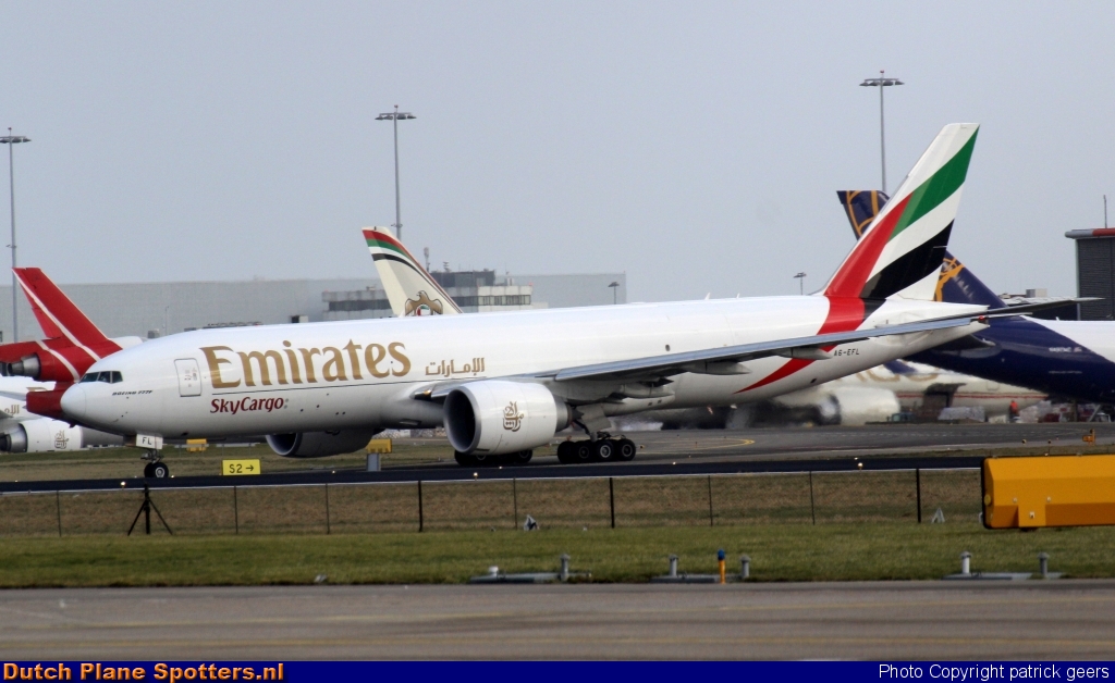 A6-EFL Boeing 777-F Emirates Sky Cargo by patrick geers