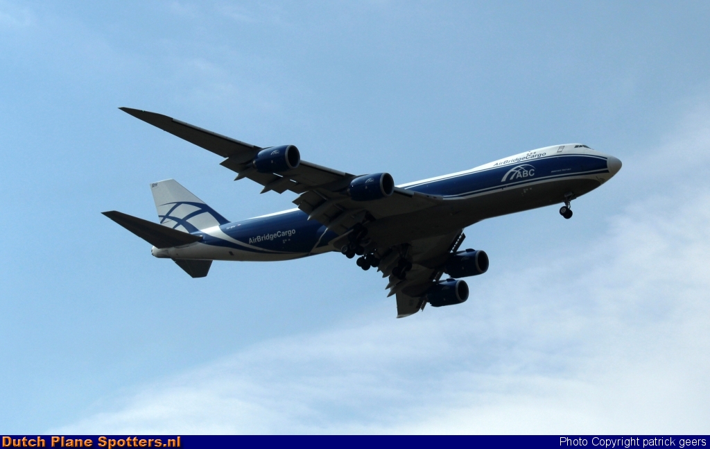 VQ-BRH Boeing 747-8 AirBridgeCargo by patrick geers