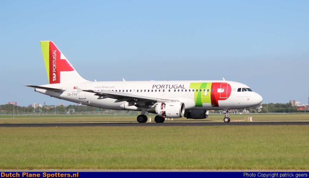 CS-TTV Airbus A319 TAP Air Portugal by patrick geers