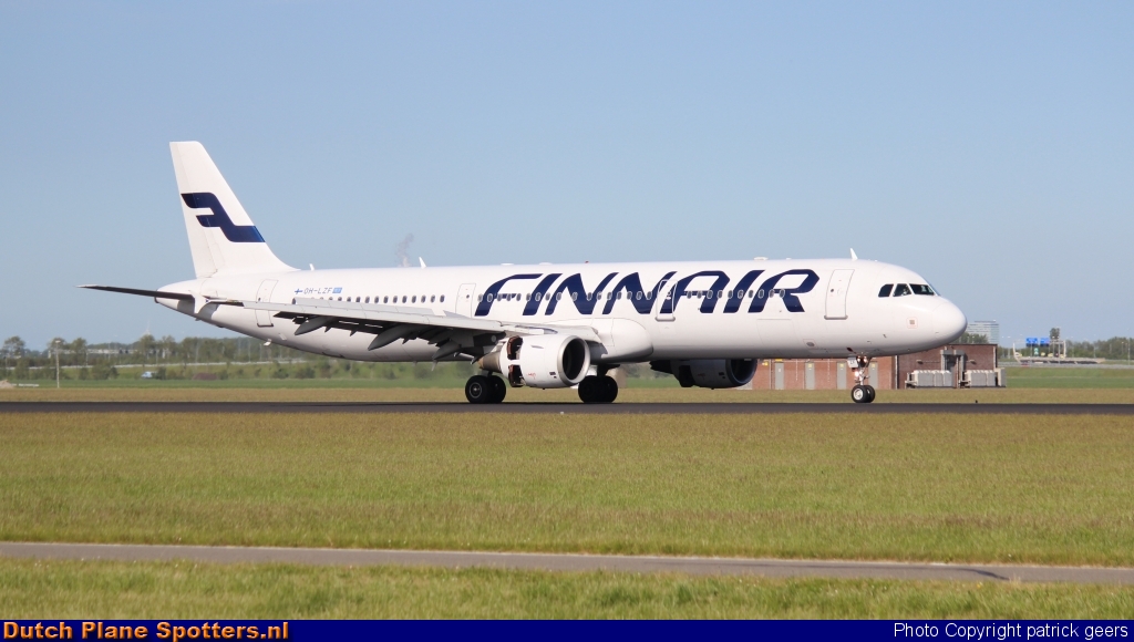 OH-LZF Airbus A321 Finnair by patrick geers
