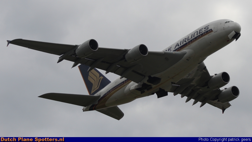 9V-SKV Airbus A380-800 Singapore Airlines by patrick geers