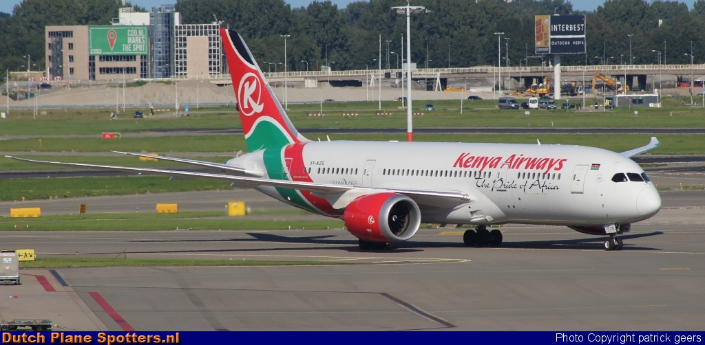 5Y-KZG Boeing 787-8 Dreamliner Kenya Airways by patrick geers