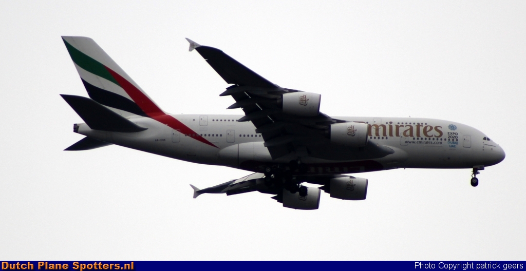 A6-EDK Airbus A380-800 Emirates by patrick geers