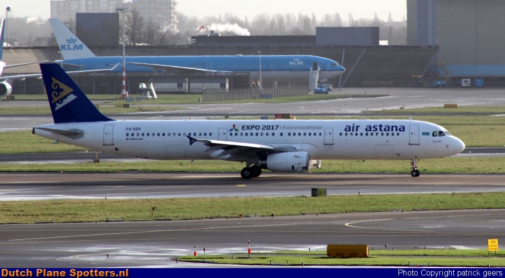 P4-KDA Airbus A321 Air Astana by patrick geers