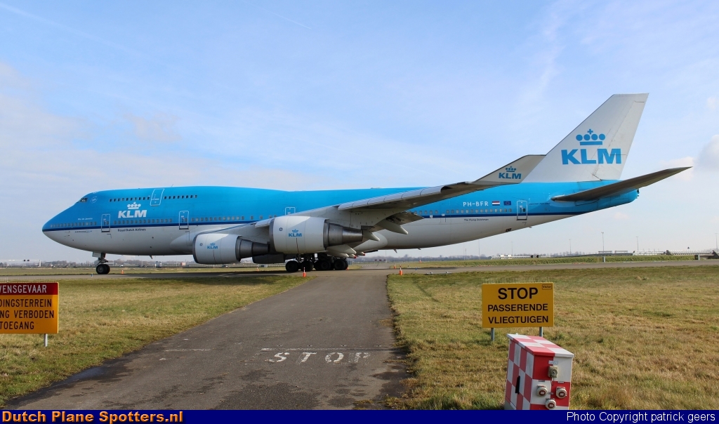 PH-BFR Boeing 747-400 KLM Royal Dutch Airlines by patrick geers