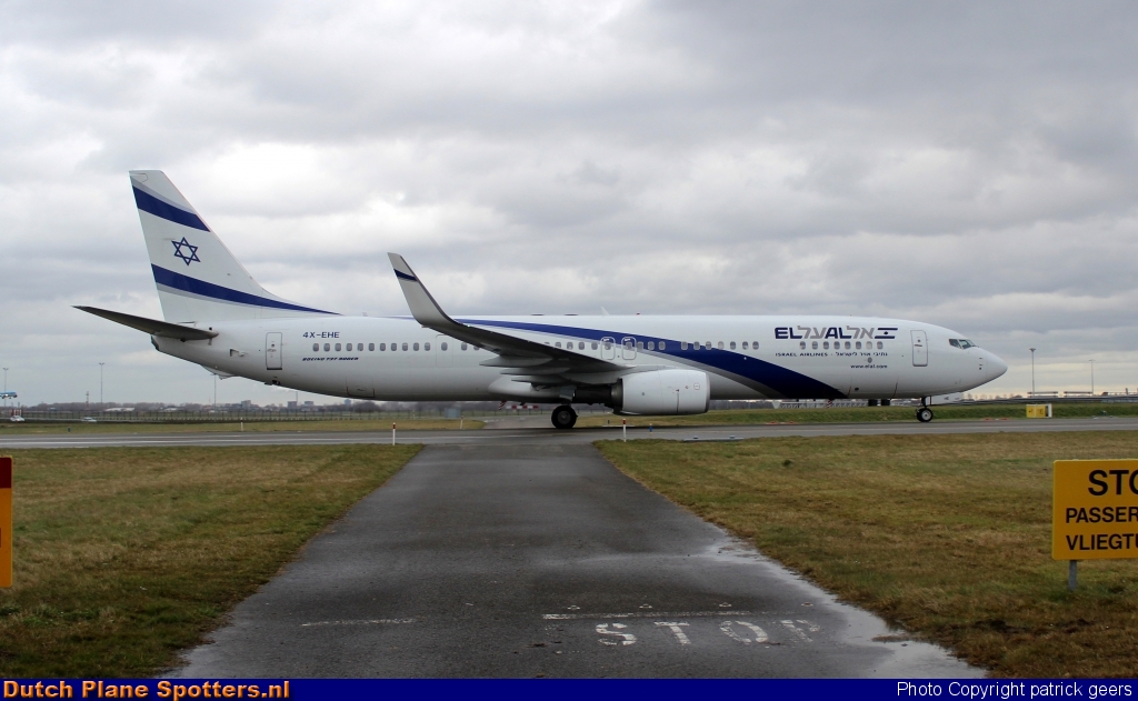 4X-EHE Boeing 737-900 El Al Israel Airlines by patrick geers