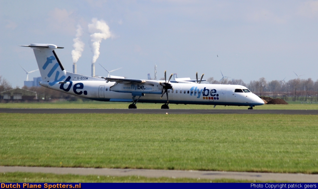 G-ECOM Bombardier Dash 8-Q400 Flybe by patrick geers