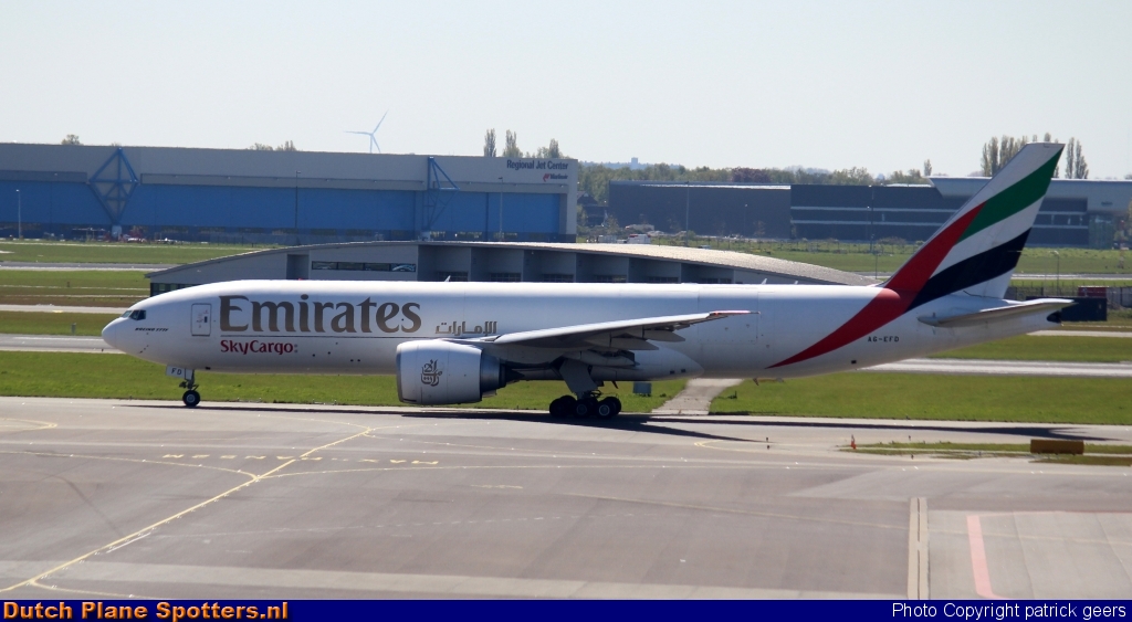 A6-EFD Boeing 777-F Emirates Sky Cargo by patrick geers