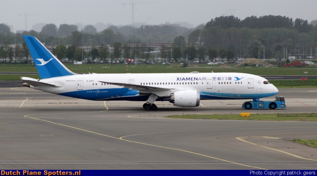 B-2763 Boeing 787-8 Dreamliner Xiamen Airlines by patrick geers