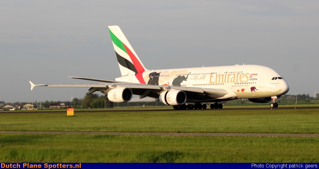 A6-EDG Airbus A380-800 Emirates by patrick geers