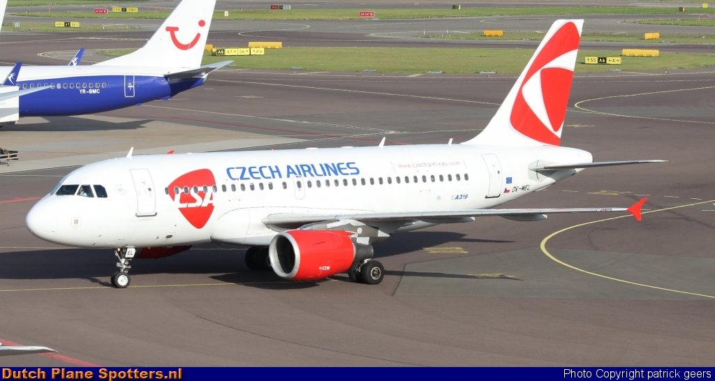 OK-MEL Airbus A319 CSA Czech Airlines by patrick geers