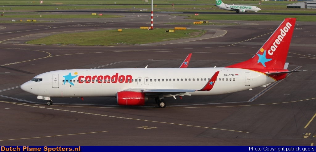 PH-CDH Boeing 737-800 Corendon Dutch Airlines by patrick geers