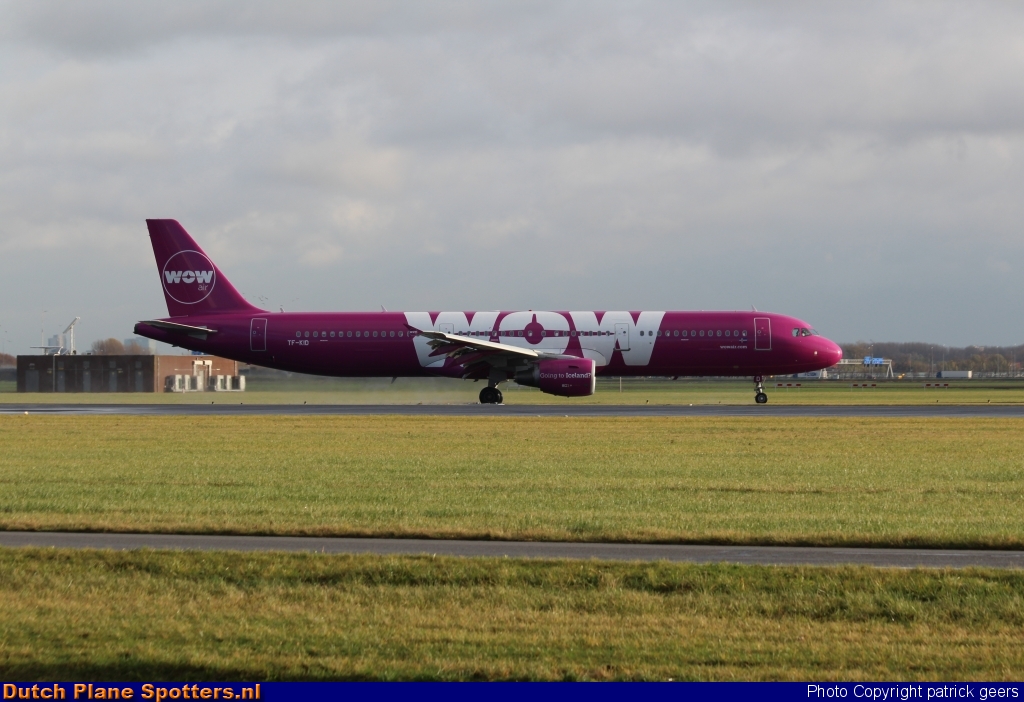 TF-KID Airbus A321 WOW air by patrick geers