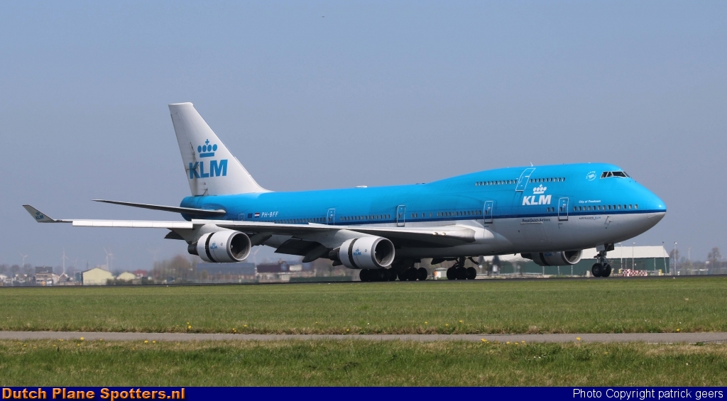PH-BFF Boeing 747-400 KLM Asia by patrick geers