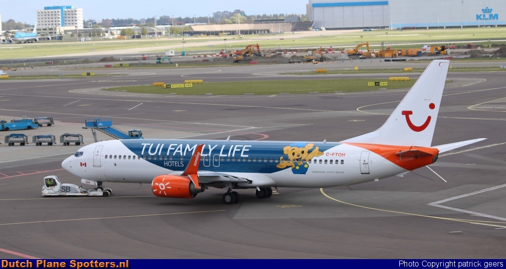 C-FTOH Boeing 737-800 Sunwing Airlines (TUI Airlines Netherlands) by patrick geers