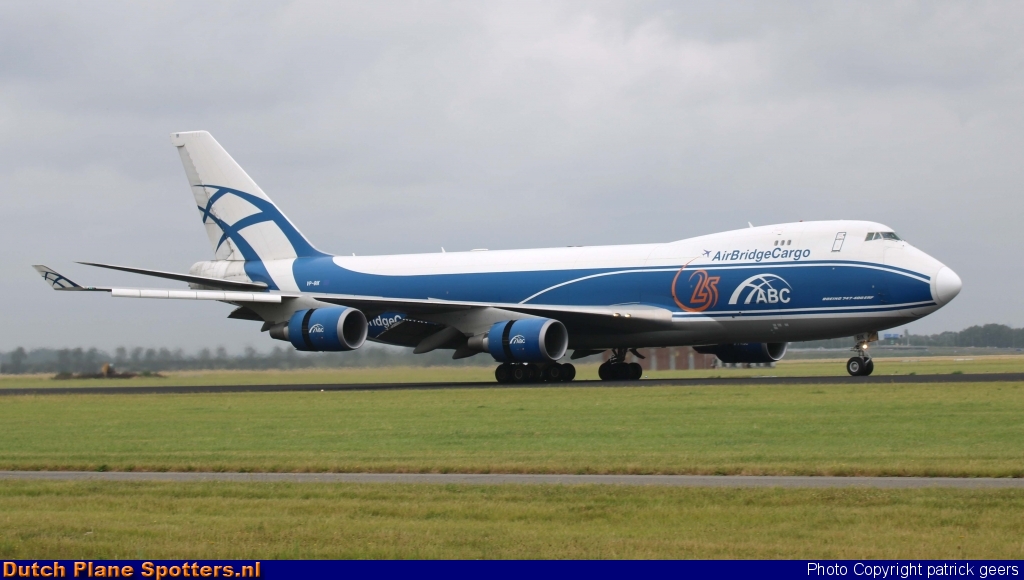 VP-BIK Boeing 747-400 AirBridgeCargo by patrick geers