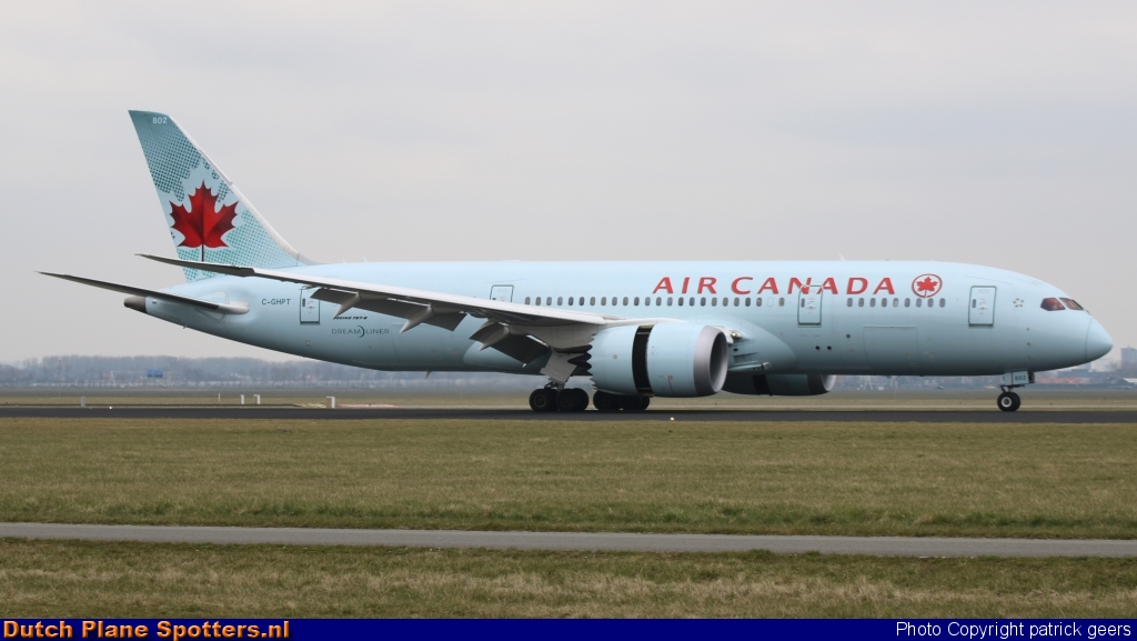 C-GHPT Boeing 787-8 Dreamliner Air Canada by patrick geers