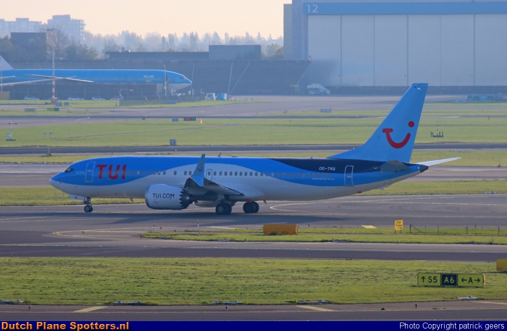 OO-TMA Boeing 737-800 TUI Airlines Belgium by patrick geers