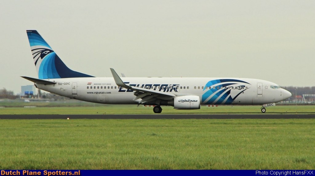 SU-GDC Boeing 737-800 Egypt Air by HansFXX