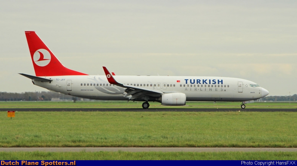 TC-JFF Boeing 737-800 Turkish Airlines by HansFXX