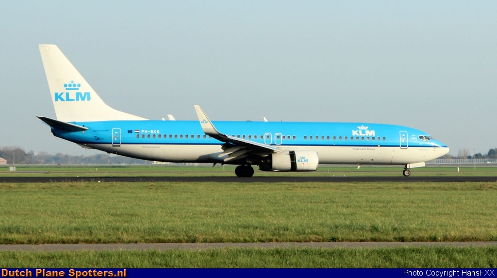 PH-BXF Boeing 737-800 KLM Royal Dutch Airlines by HansFXX