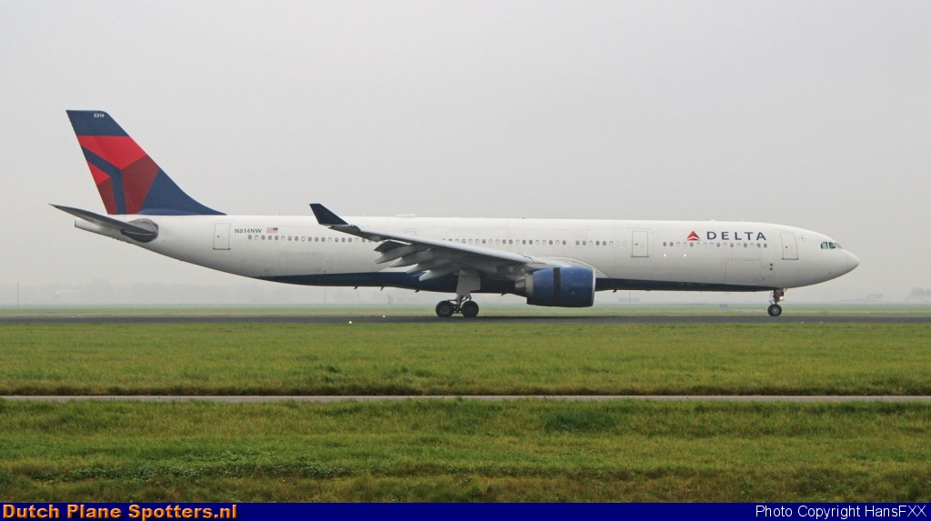 N814NW Airbus A330-300 Delta Airlines by HansFXX