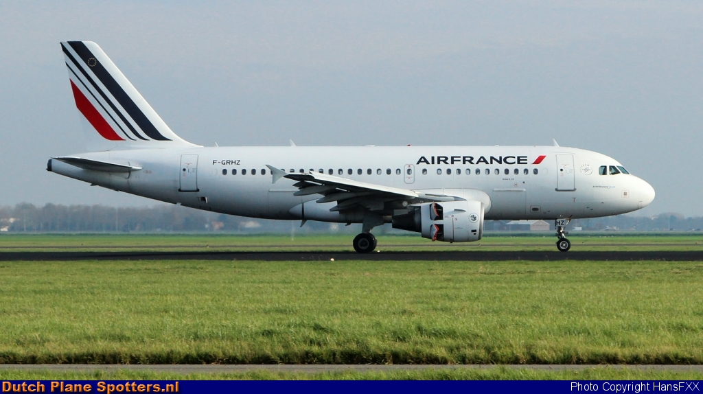 F-GRHZ Airbus A319 Air France by HansFXX
