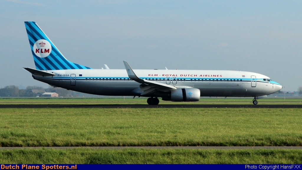 PH-BXA Boeing 737-800 KLM Royal Dutch Airlines by HansFXX