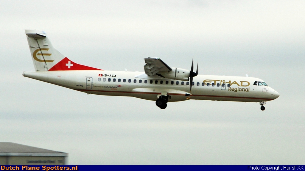 HB-ACA ATR 72 Darwin Airline (Etihad Regional) by HansFXX