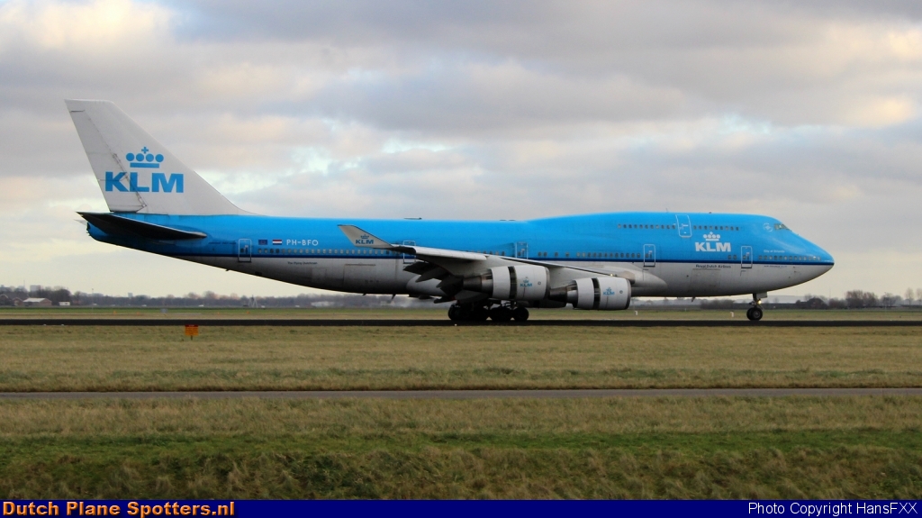 PH-BFO Boeing 747-400 KLM Royal Dutch Airlines by HansFXX