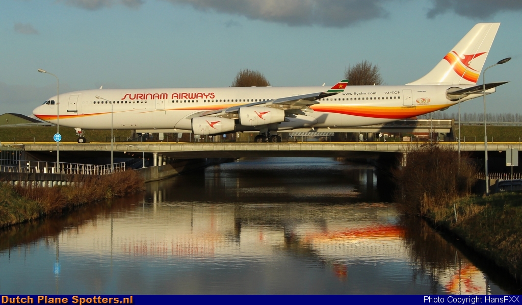 PZ-TCP Airbus A340-300 Surinam Airways by HansFXX