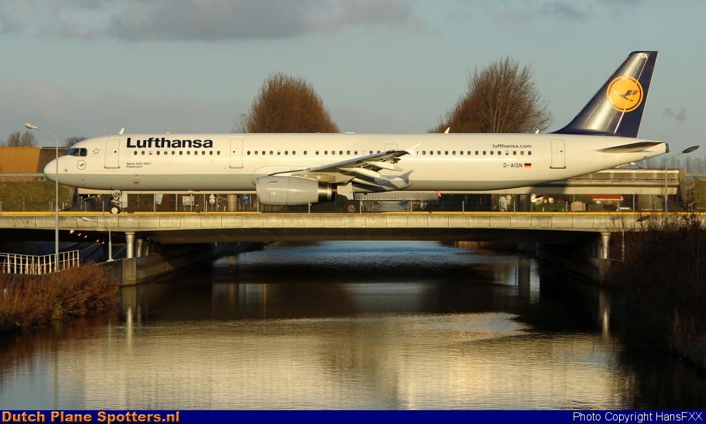 D-AISN Airbus A321 Lufthansa by HansFXX