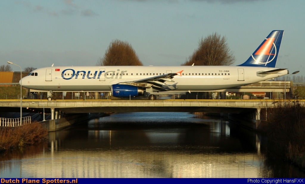 TC-OBK Airbus A321 Onur Air by HansFXX