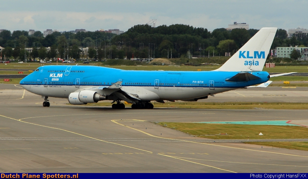 PH-BFM Boeing 747-400 KLM Asia by HansFXX